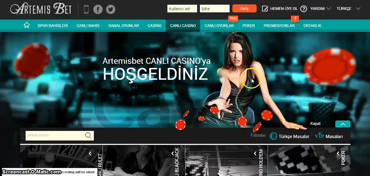 Artemisbet Giriş   Türkçe Casino Siteleri