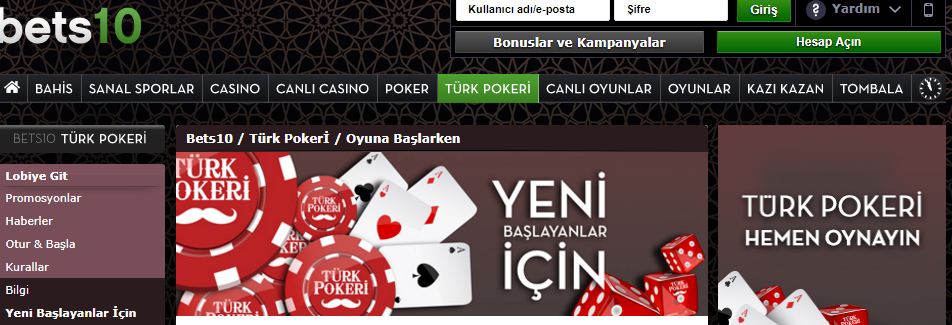 Bets10 Türk Pokeri Oyna   Güvenilir Casino 2023