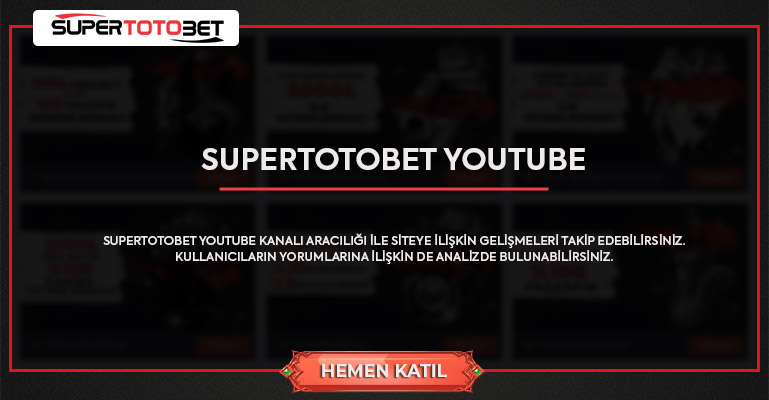 Supertotobet Youtube Supertotobet Sosyal Medya Hesapları Güncel