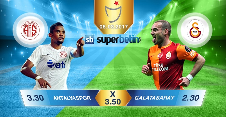 Antalyaspor Galatasaray Bahis Oranları 06.03.2017 Bet
