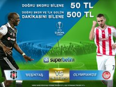 Beşiktaş Olympiakos Bahis Oranları 16.03.2017 Bet