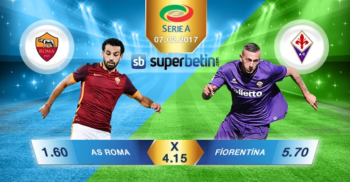 Roma Fiorentina Bahis Oranları 07.02.2017 Bet